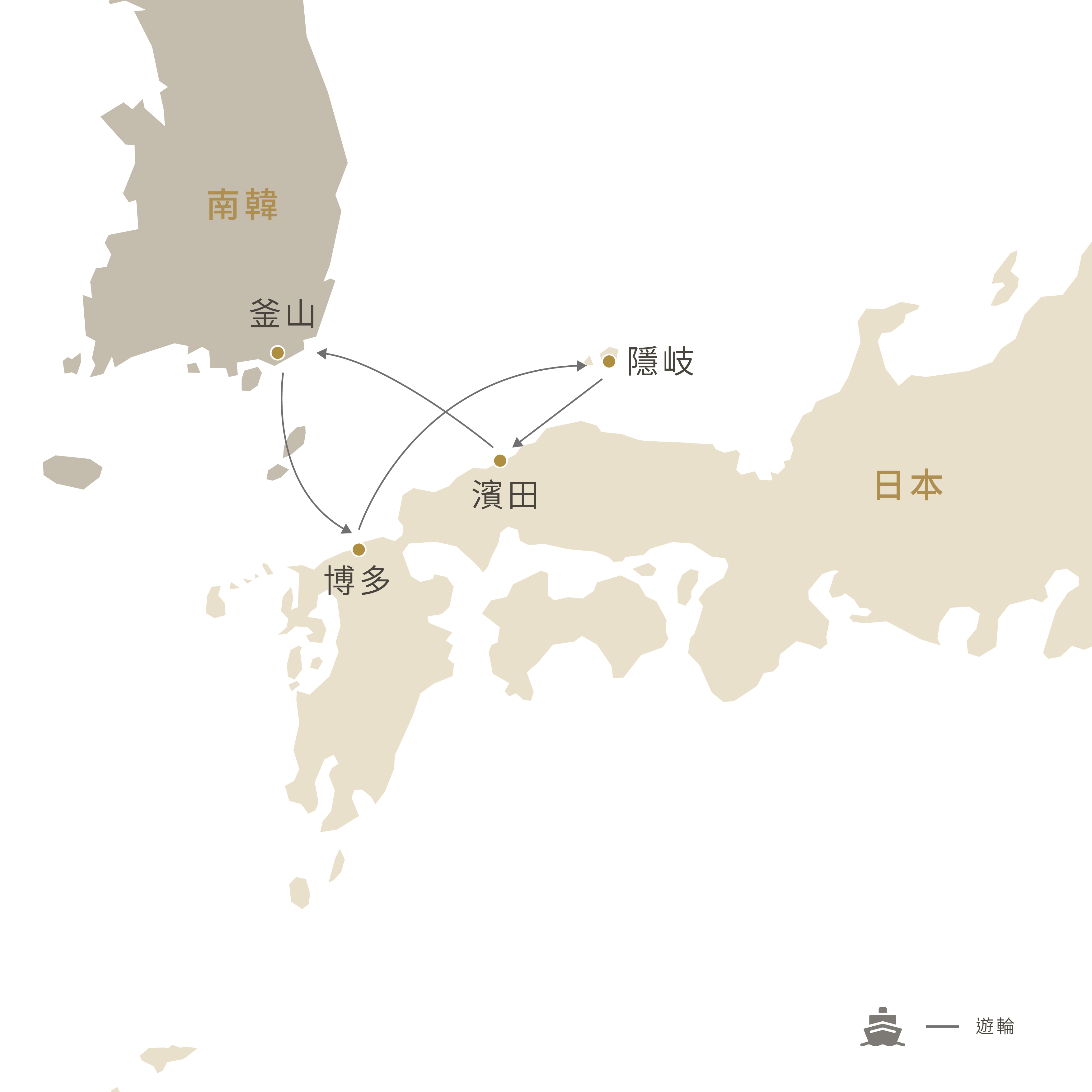 郵輪航線圖