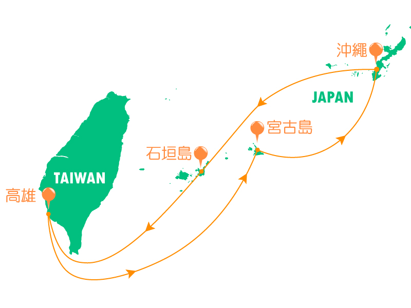 郵輪航線圖