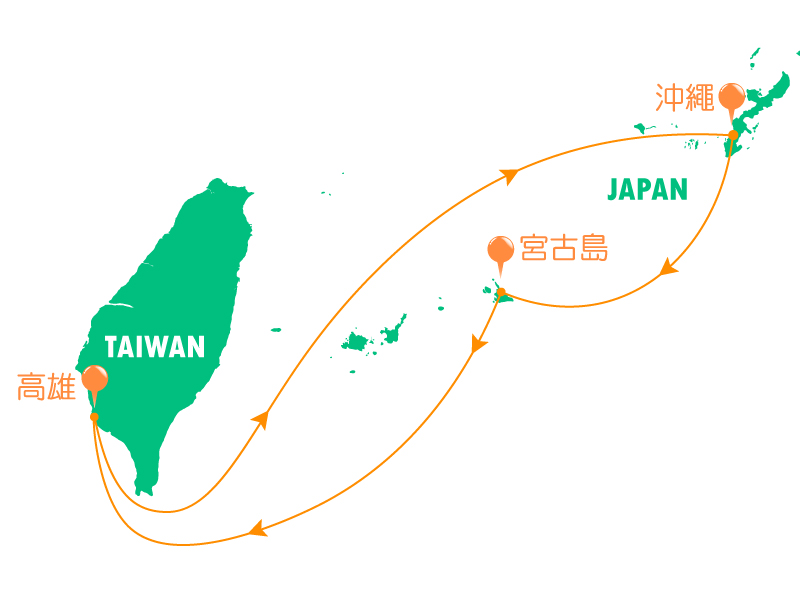 郵輪航線圖