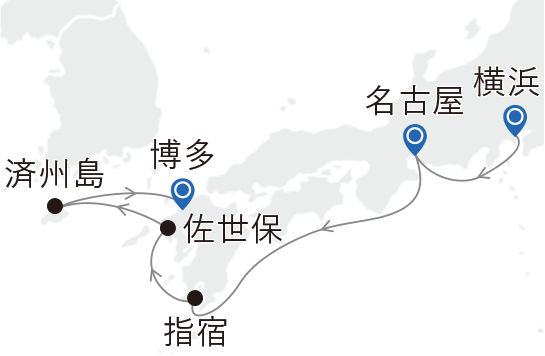郵輪航線圖