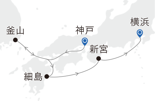 郵輪航線圖