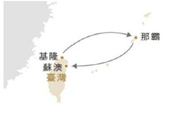 郵輪航線圖