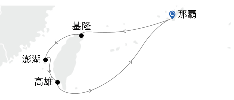 郵輪航線圖